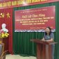 Sáng ngày 27/9, Đoàn công tác xã Ia Đal, huyện Ia H’Rai, tỉnh Kon Tum đến thăm mô hình làng làng nghề dệt thổ cẩm tại xã Lũng Niêm.